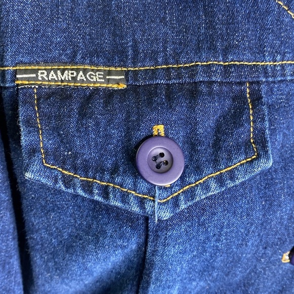 Rampage Vintage Denim Duster Coat - Picture 6 of 6